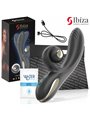 Ibiza Twister - Vibratore Rabbit in Silicone Nero con Vibro-Rotazione