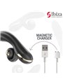 Ibiza Twister - Vibratore Rabbit in Silicone Nero con Vibro-Rotazione