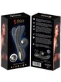 Ibiza Twister - Vibratore Rabbit in Silicone Nero con Vibro-Rotazione