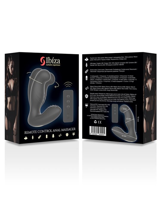 Ibiza - Massaggiatore Prostatico in Silicone con Telecomando 11 Cm