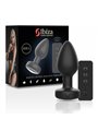 Ibiza - Plug Anale Vibrante in Silicone Nero con Telecomando Taglia L