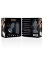 Ibiza - Plug Anale Vibrante in Silicone Nero con Telecomando Taglia M