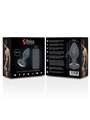Ibiza - Plug Anale Vibrante in Silicone Nero con Telecomando Taglia S