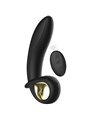 Ibiza - Vibratore Anale Vaginale Gonfiabile in Silicone Nero 16,5 Cm