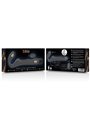 Ibiza - Vibratore Strap-On Su e Giù in Silicone Nero con Telecomando