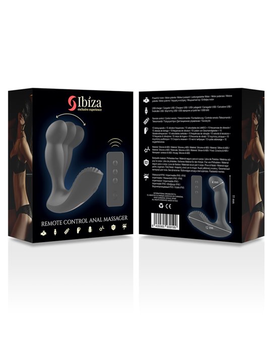 Ibiza Anal Wave - Massaggiatore Prostatico in Silicone con Telecomando
