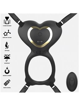 Ibiza Hearth Panty - Heart Vibrator for Straight Couples with Remote Control