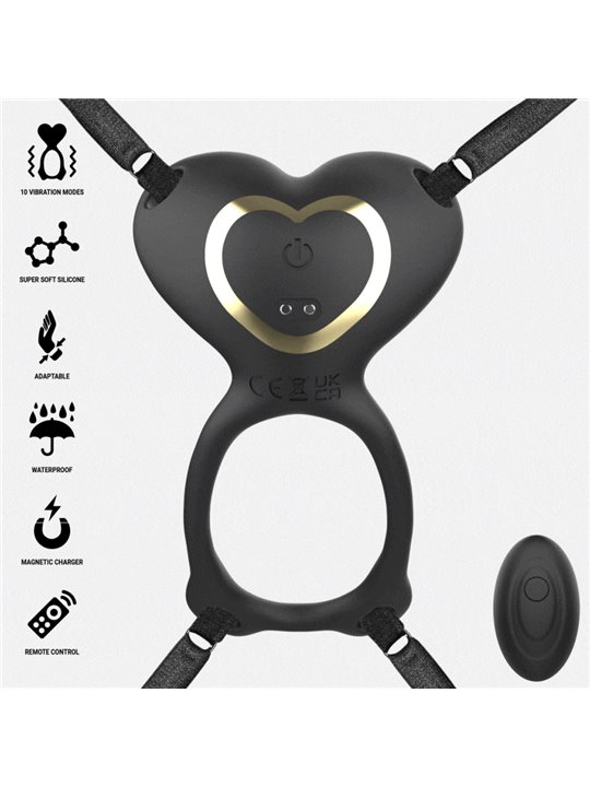 Ibiza Hearth Panty - Heart Vibrator for Straight Couples with Remote Control