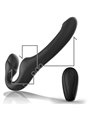 Ibiza Pulse Strapless - Silicone Strap-On Vibrator with Remote Control