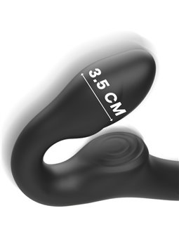 Ibiza Pulse Strapless - Vibratore Strap-On in Silicone con Telecomando