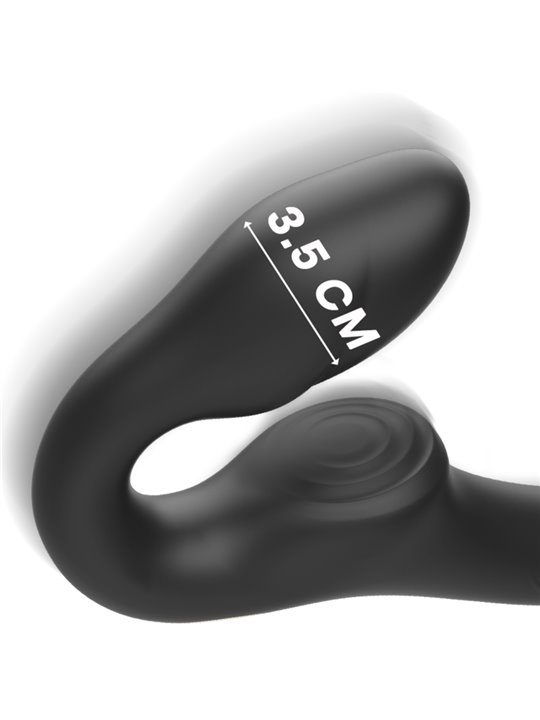 Ibiza Pulse Strapless - Vibratore Strap-On in Silicone con Telecomando