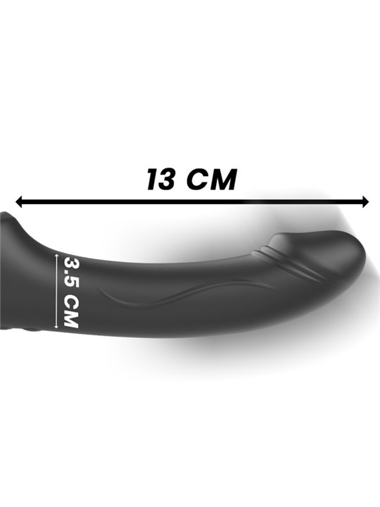 Ibiza Pulse Strapless - Silicone Strap-On Vibrator with Remote Control