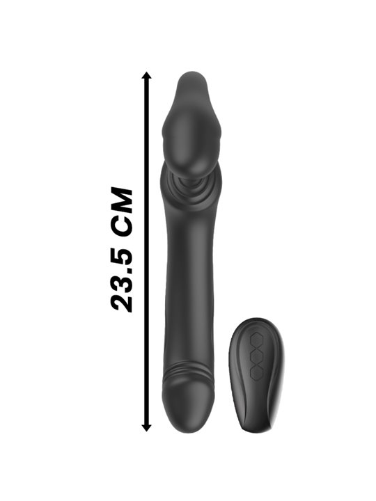 Ibiza Pulse Strapless - Vibratore Strap-On in Silicone con Telecomando