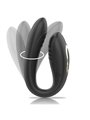 Ibiza Wave - Black Vibrating and Rotating Egg with Remote Control