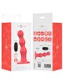 Intense Cody - Vibratole in Silicone Rosso con Ventosa e Telecomando