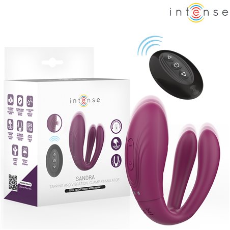 Intense Sandra - Vibratore Stimolatore per il Clitoride con Telecomando