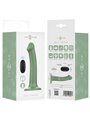 Intense Becca - Vibratore in Silicone Verde con Ventosa e Telecomando