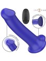 Intense Victoria - Blue Silicone Vibrator with Suction Cup and Remote Control