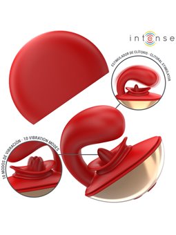 Intense Mariah - U-Shaped Silicone Vibrator for Straight Couples