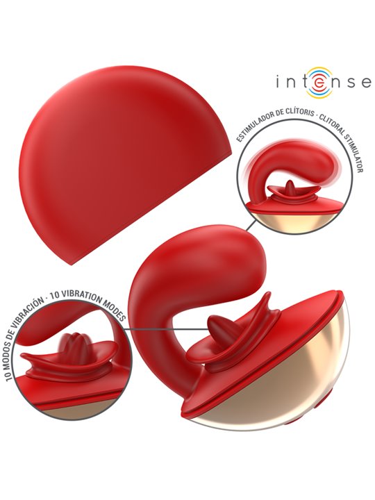 Intense Mariah - U-Shaped Silicone Vibrator for Straight Couples