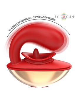 Intense Mariah - U-Shaped Silicone Vibrator for Straight Couples