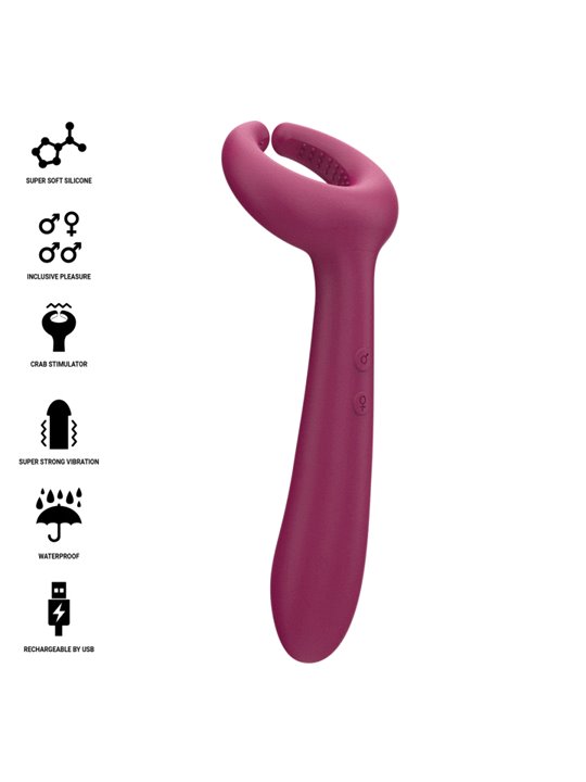 Intense Rowan - Silicone Stimulator Vibrator for Straight Couples