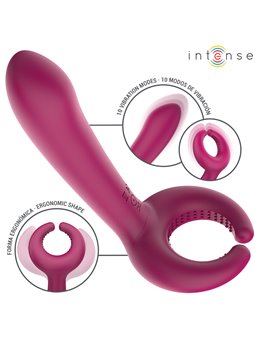 Intense Rowan - Silicone Stimulator Vibrator for Straight Couples