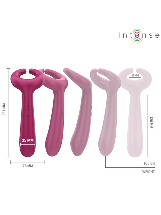 Intense Rowan - Silicone Stimulator Vibrator for Straight Couples