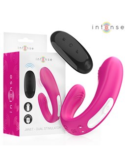 Intense Janet - Vibratore per Coppie Etero a Forma di U con Telecomando