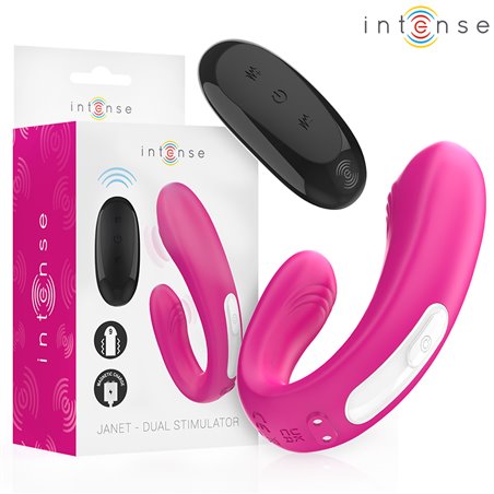 Intense Janet - U-Shaped Vibrator for Straight Couples with Remote Control