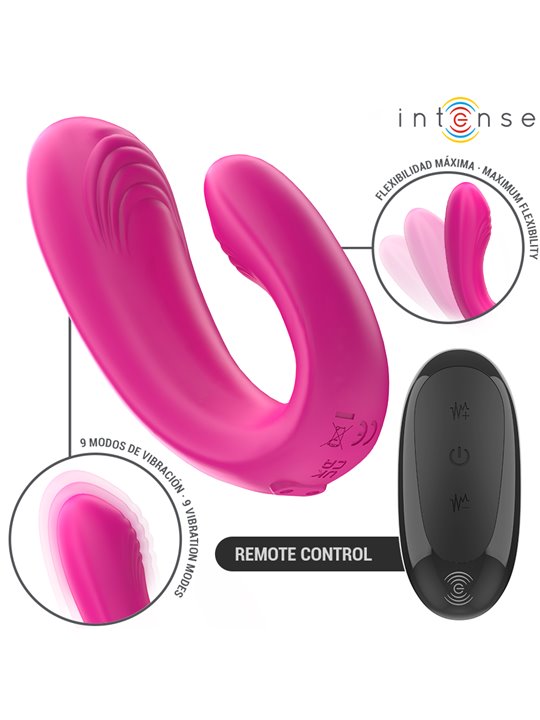Intense Janet - U-Shaped Vibrator for Straight Couples with Remote Control