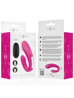 Intense Janet - U-Shaped Vibrator for Straight Couples with Remote Control