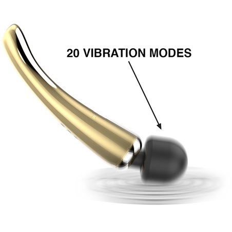 Ibiza Luxury Wand - Vibratore a Bacchetta in Silicone Colore Oro