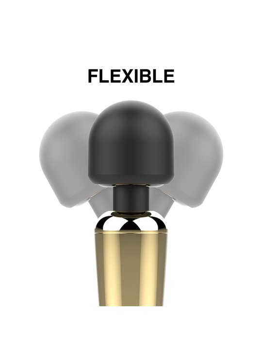 Ibiza Luxury Wand - Vibratore a Bacchetta in Silicone Colore Oro