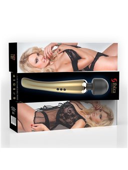 Ibiza Luxury Wand - Vibratore a Bacchetta in Silicone Colore Oro