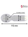 Ibiza Pocket Wand - Mini Vibratore a Bacchetta in Silicone Nero