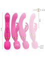 Intense Winona - Double Wand and Rabbit Vibrator in Fuchsia Silicone