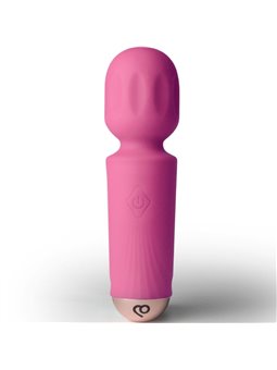 Rocks-Off Peony Pink - Mini Silicone WAND Vibrator 11.5 cm