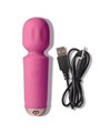 Rocks-Off Peony Pink - Mini Silicone WAND Vibrator 11.5 cm