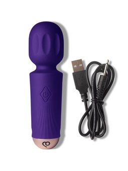 Rocks-Off Violet Dream - Mini Vibratore WAND in Silicone 11,5 Cm