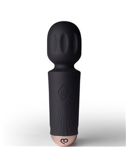 Rocks-Off Black Tulip - Mini Silicone WAND Vibrator 11.5 cm