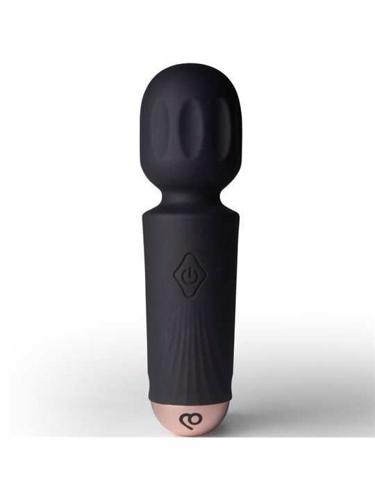 Rocks-Off Black Tulip - Mini Silicone WAND Vibrator 11.5 cm