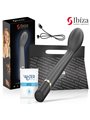 Ibiza - Vibratore Punto G in Silicone Nero con Testa Curva 20,5 Cm