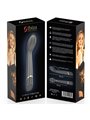 Ibiza - Vibratore Punto G in Silicone Nero con Testa Curva 20,5 Cm