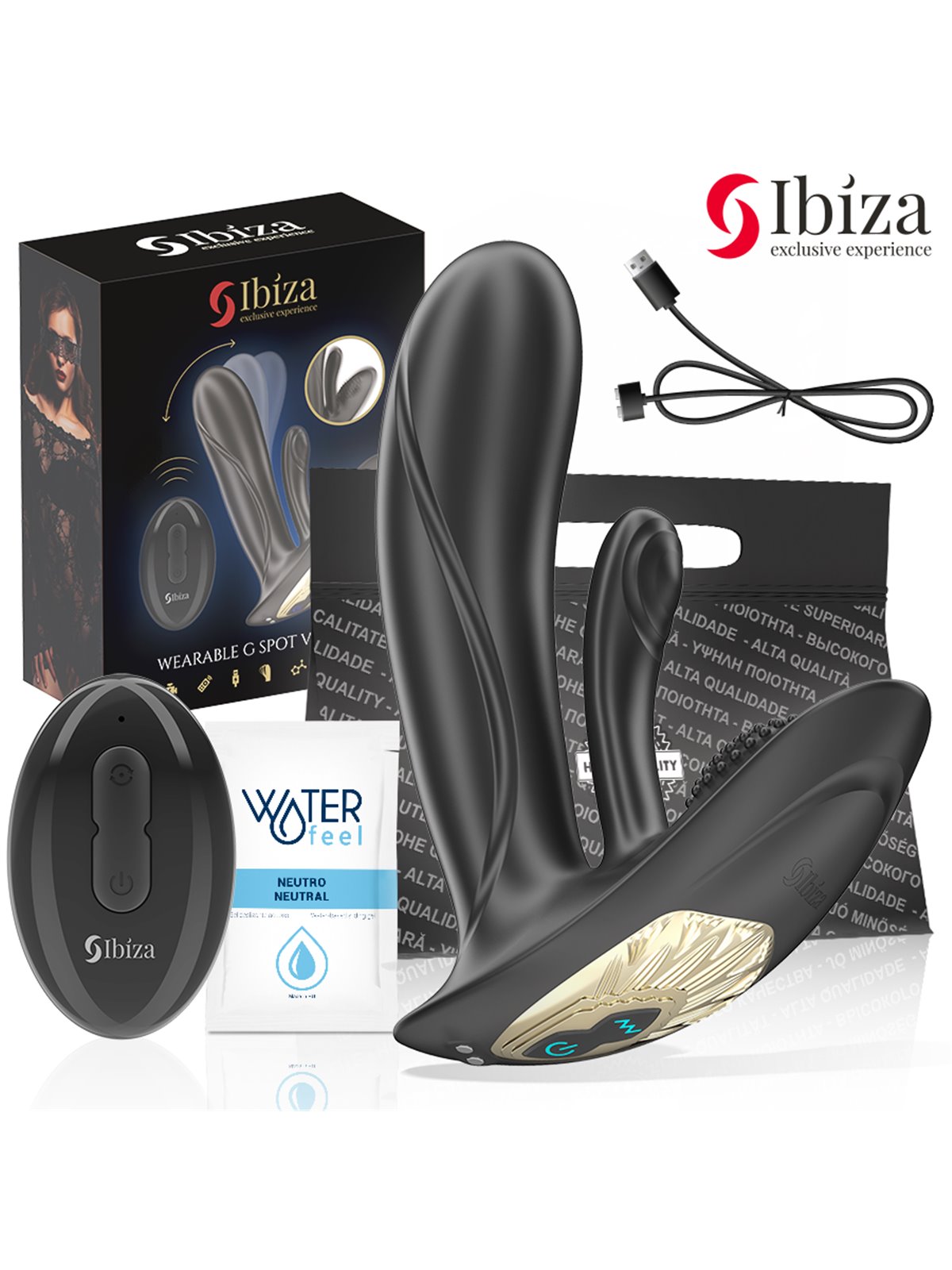 Ibiza - Wearable G-Spot and Clitoral Vibrator with Remote Control