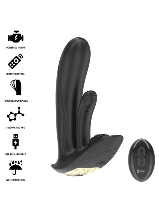 Ibiza - Wearable G-Spot and Clitoral Vibrator with Remote Control