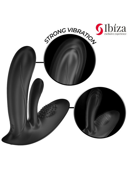 Ibiza - Vibratore Indossabile per Punto G e Clitoride con Telecomando