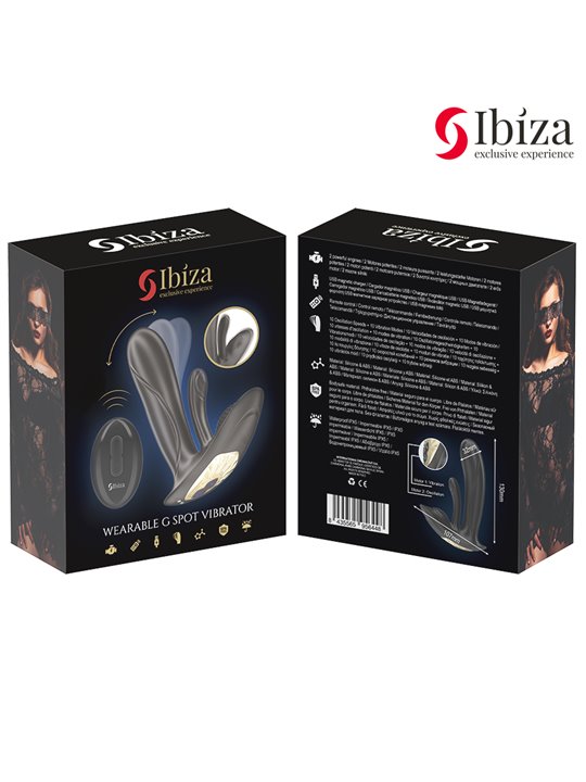 Ibiza - Wearable G-Spot and Clitoral Vibrator with Remote Control