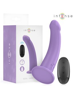 Intense Eddie - Vibratore in Silicone Viola con Ventosa e Telecomando