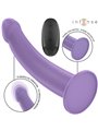 Intense Eddie - Purple Silicone Vibrator with Suction Cup and Remote Control